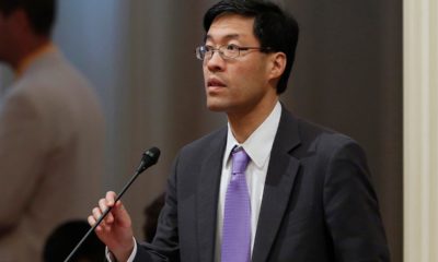 Photo of Sen. Richard Pan speaking to lawmakers in Sacramento