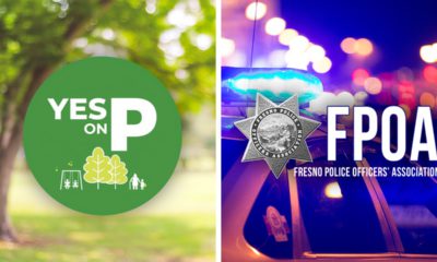 Photo combo of Yes on P logo and FPOA logo