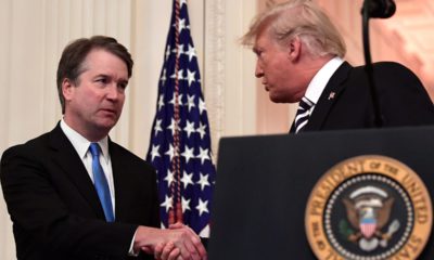 Photo of Brett Kavanaugh and President Donald Trump