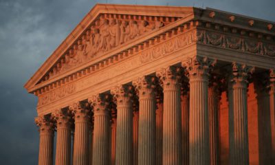 Photo of US Supreme Court at sunset