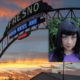 Photo combination of Marisol Baca and Fresno arch