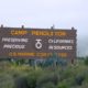 Photo of a sign for Camp Pendleton Marine Base