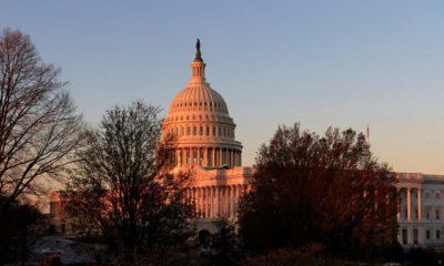 Photo of the Capitol is seen at sunrise in Washington