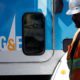 Photo of PG&E worker and truck