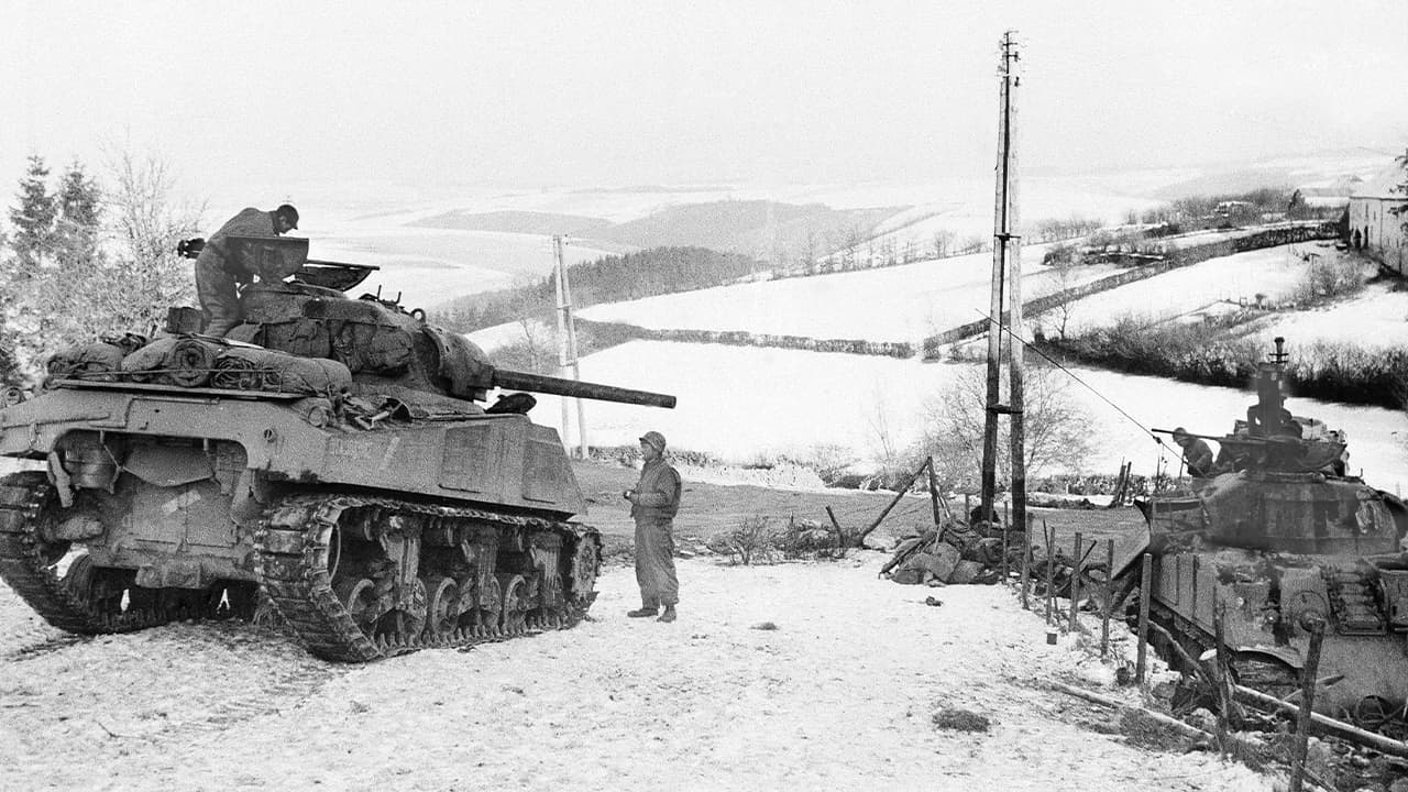 Photo of tanks in Belgium in 1945