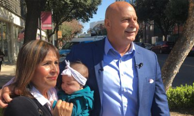 Photo of Jerry Dyer with his wife and granddaughter