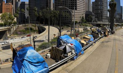 Photo of a homeless camp in LA