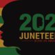 Image of the 2020 Juneteenth logo