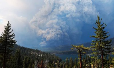 Photo of the Creek Fire smoke